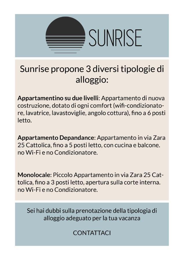 Appartamenti Sunrise Cattolica Eksteriør bilde